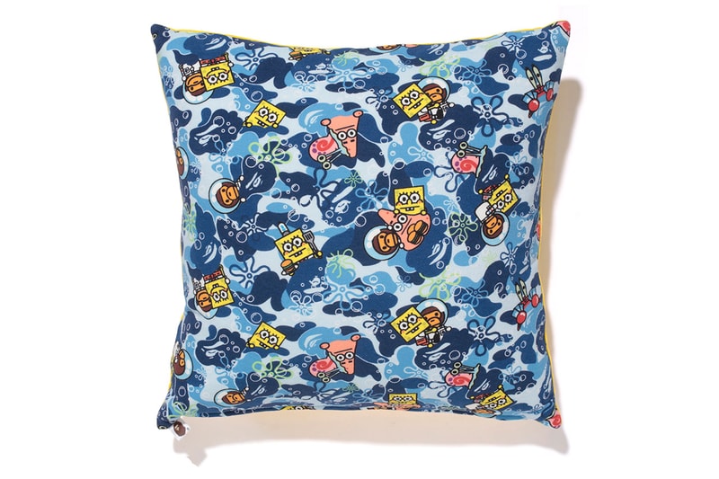 sad spongebob fish | Throw Pillow