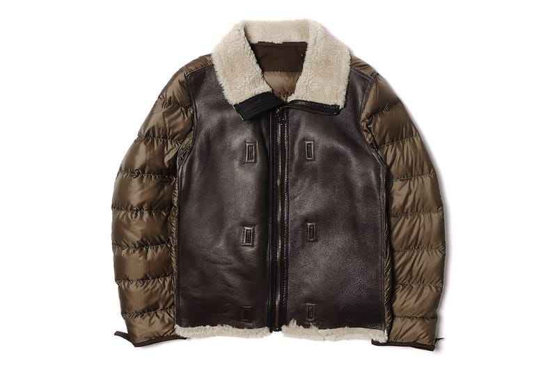 Ten C Shearling Liner Off White Jacket