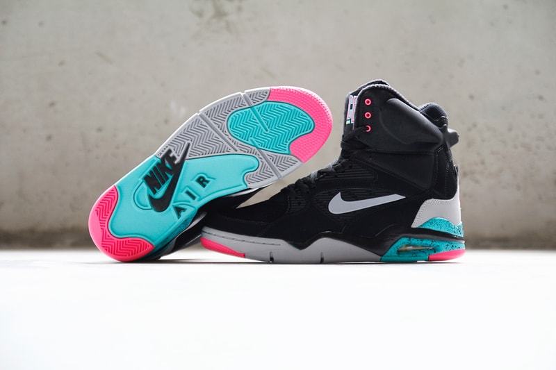 A Closer Look at the Nike Air Command Force Black/Wolf Grey-Hyper Jade-Hyper Pink