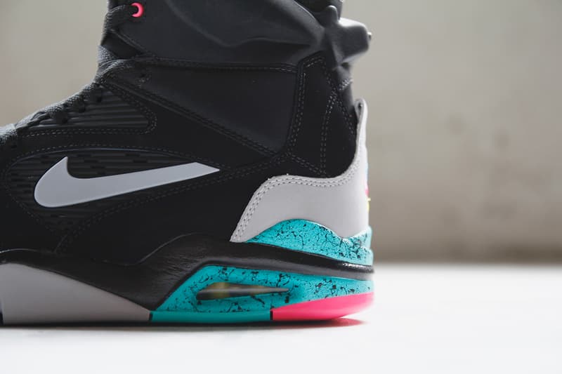 A Closer Look at the Nike Air Command Force Black/Wolf Grey-Hyper Jade-Hyper Pink