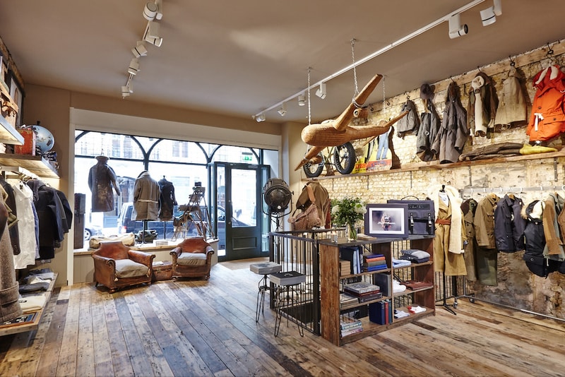 A Look Inside Nigel Cabourn's "The Army Gym" Store in London