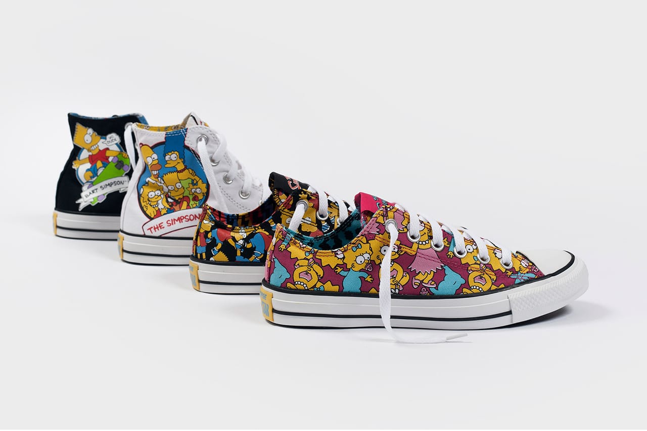 the simpsons converse shoes