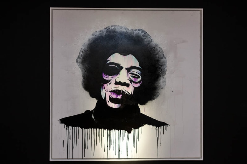 D*Face "Scars & Stripes" Exhibition @ PMM Arts Project Los Angeles 