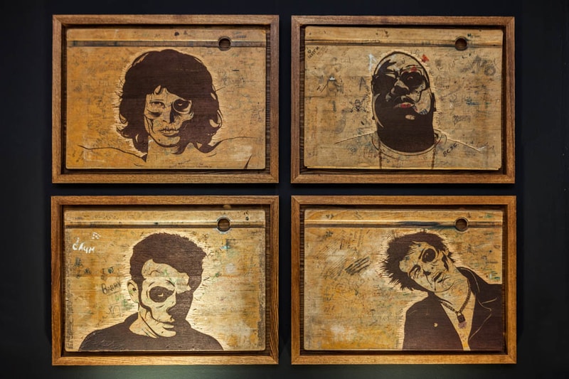 D*Face "Scars & Stripes" Exhibition @ PMM Arts Project Los Angeles 