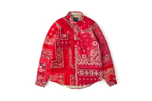 F.I.L. Indigo Camping Trailer Kerchief Down Jackets