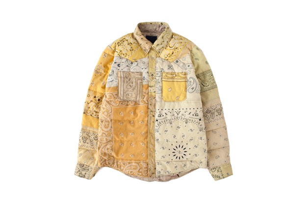 F.I.L. Indigo Camping Trailer Kerchief Down Jackets