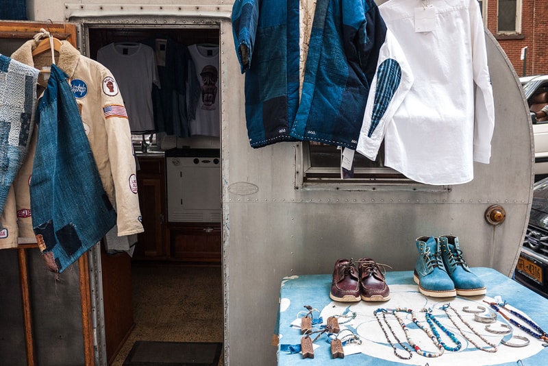 F.I.L. Indigo Camping Trailer "The Traveling Trailer" Pop-Up Store