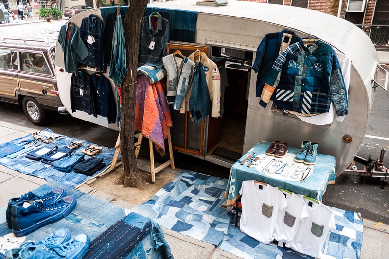 F.I.L. Indigo Camping Trailer "The Traveling Trailer" Pop-Up Store