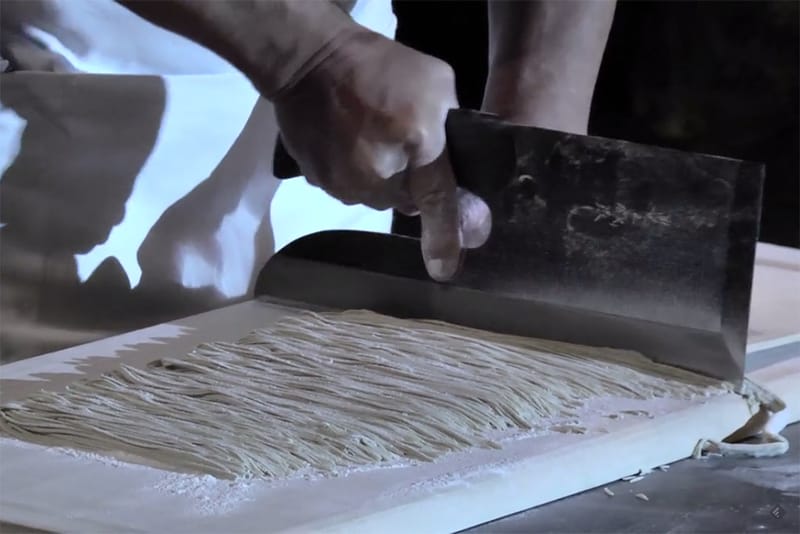 Watch and Hear the Peaceful Process of Making Soba with Master Tatsuru Rai