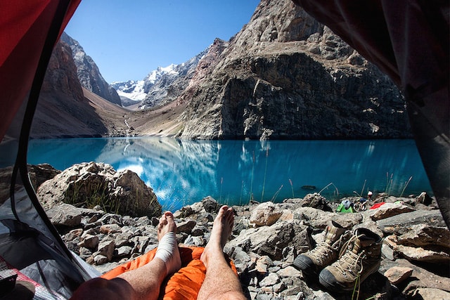 "Morning Views from a Tent" by Oleg Grigoryev