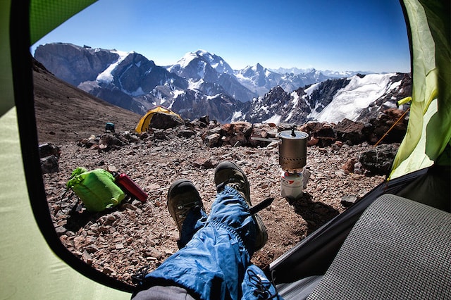 "Morning Views from a Tent" by Oleg Grigoryev