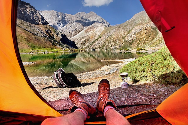 "Morning Views from a Tent" by Oleg Grigoryev