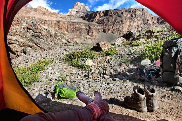 "Morning Views from a Tent" by Oleg Grigoryev