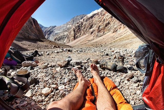 "Morning Views from a Tent" by Oleg Grigoryev