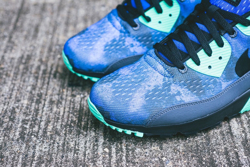 Nike Air Max 90 Comfort PRM Hyper Cobalt/Black-Dark Grey-Green Glow