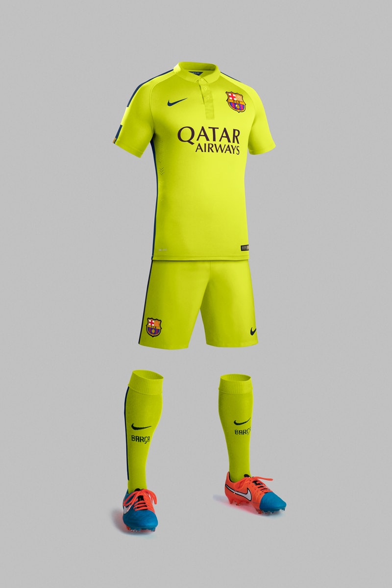 Nike Introduces New Third Kits for Manchester City, PSG and Barcelona