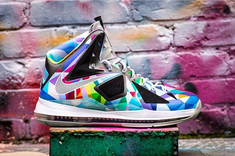 Nike LeBron X "Shattered Prism" Customs by ROM