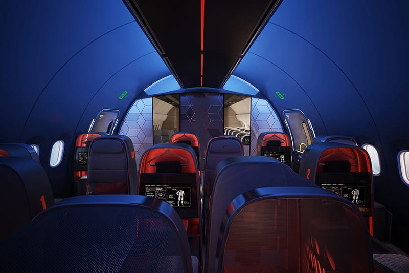 Nike Conceptualizes the Ultimate Private Jet for Athletes