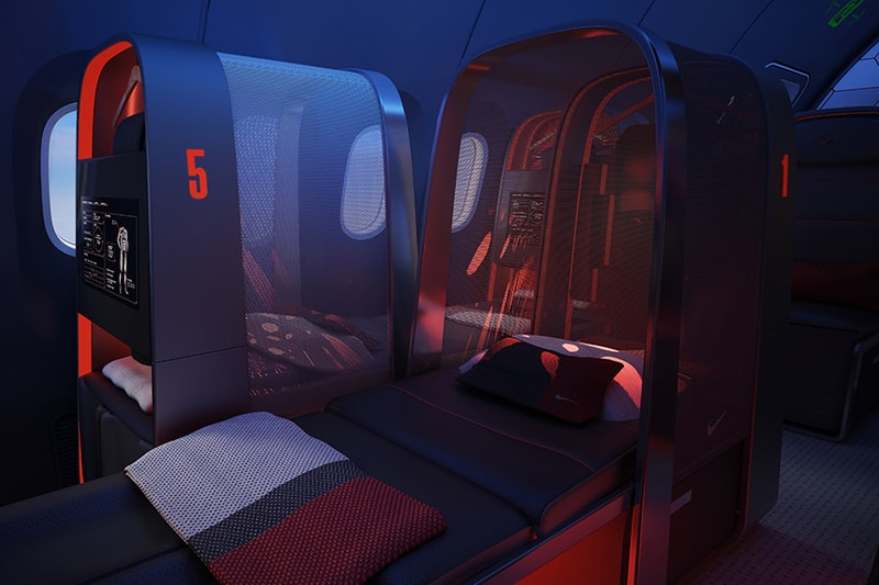 Nike Conceptualizes the Ultimate Private Jet for Athletes