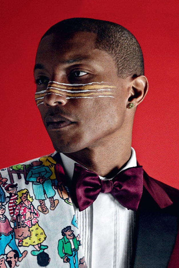 Pharrell Covers British GQ's 2014 October Issue
