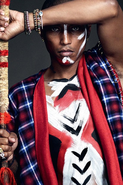 Pharrell Covers British GQ's 2014 October Issue