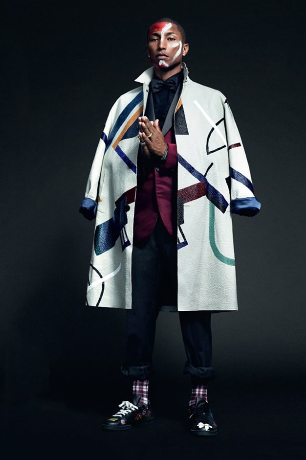 Pharrell Covers British GQ's 2014 October Issue