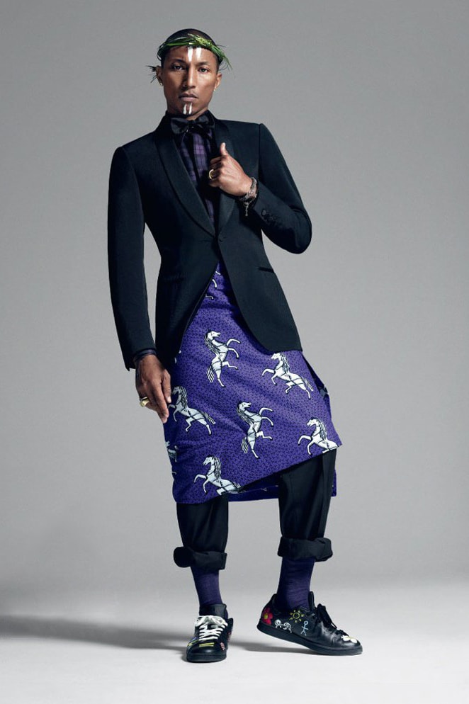 Pharrell Covers British GQ's 2014 October Issue