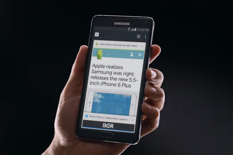 Samsung Once Again Takes Aim at Apple with New Galaxy Note Commercial 