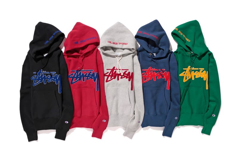 Stussy x Champion Japan 2014 Fall/Winter "Reverse Weave" Collection |