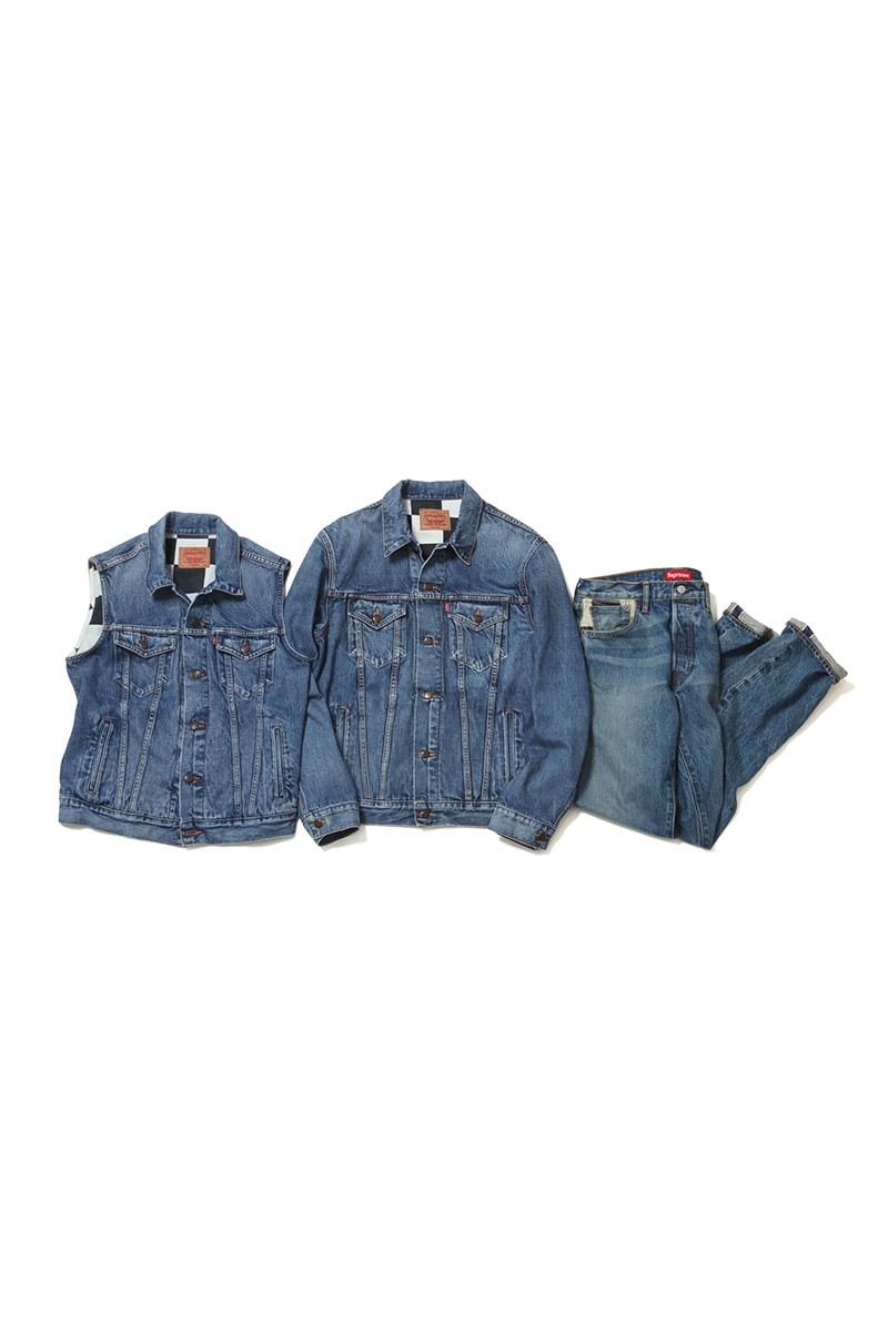 Supreme and Levi's Team Up on Selvedge Jeans, Denim Jackets, and a