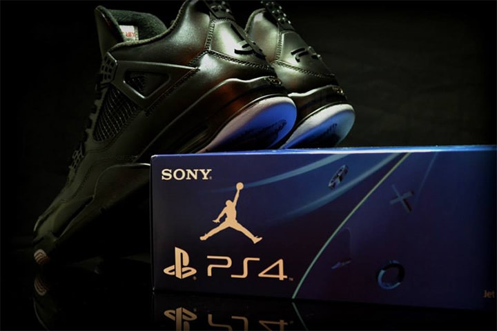 The Air Jordan 4 Receives a PlayStation 4-Inspired Makeover