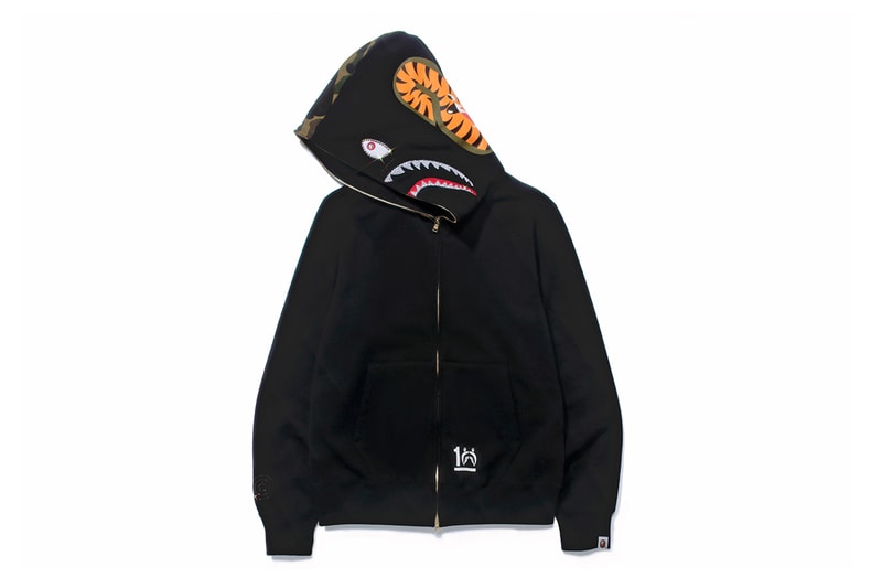 A Bathing Ape SHARK HOODIE 10th Anniversary Collection