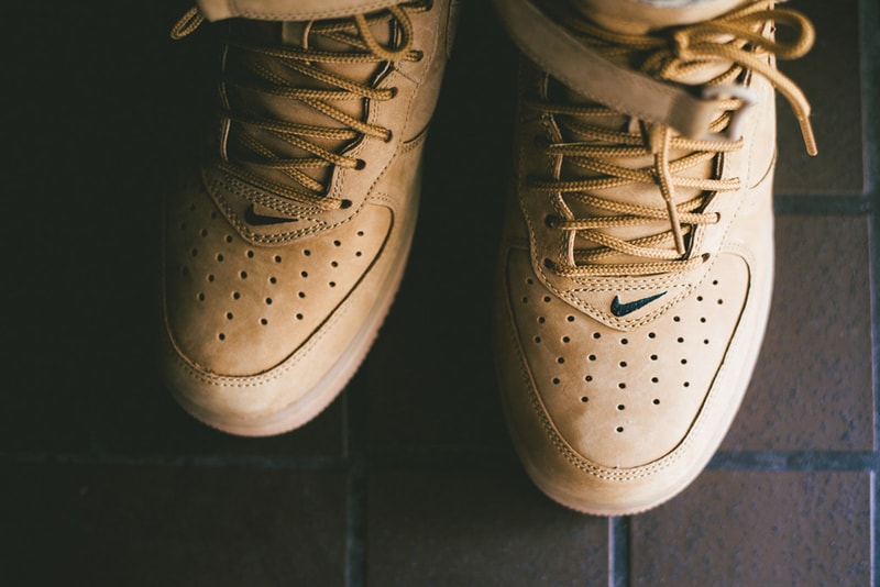 A Closer Look at the Nike Air Force 1 Mid "Wheat"