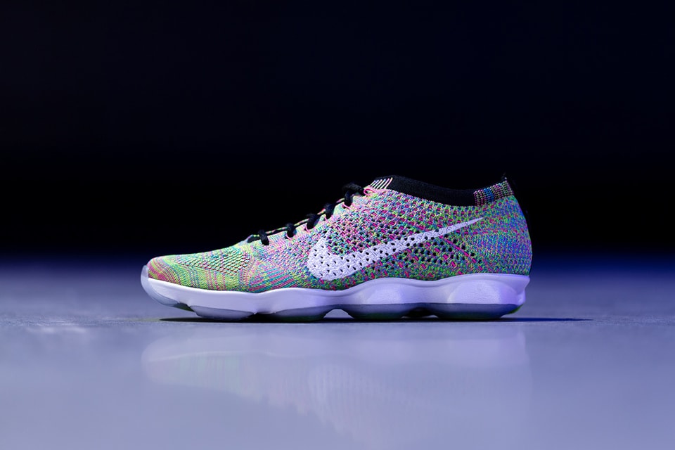 Closer at the Nike WMNS Flyknit Zoom Fit Agility Hypebeast