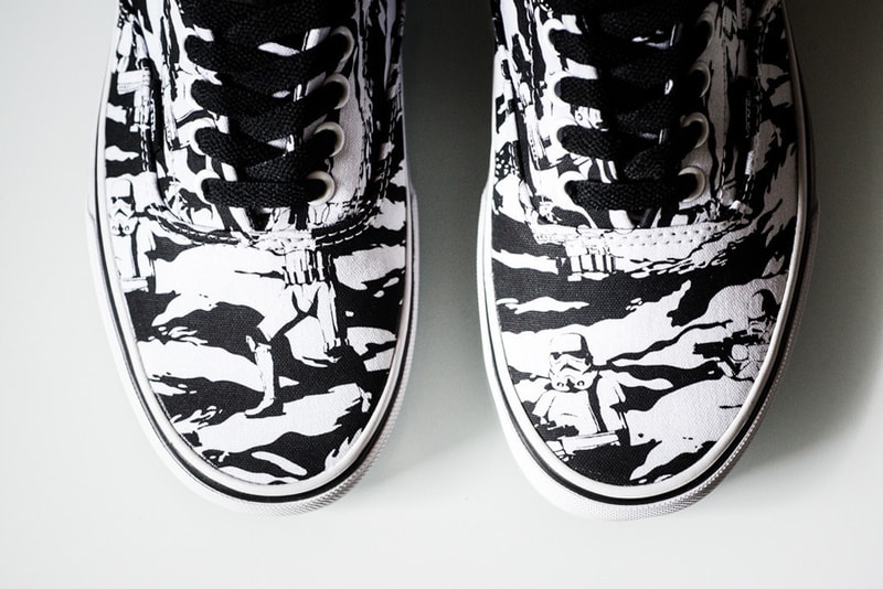 A Closer Look at the Star Wars x Vans Era "Dark Side/Storm Camo"