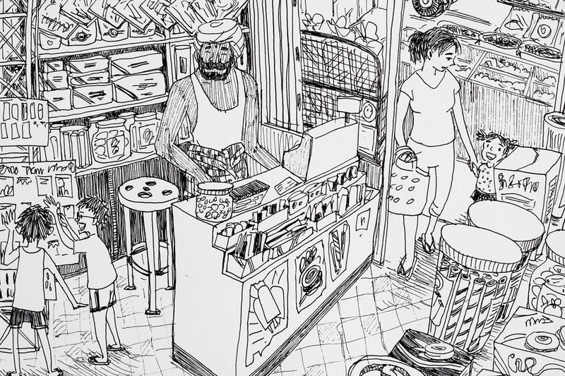Booooooom & Herschel Supply Co.'s "Drawing On The Past" Exhibition