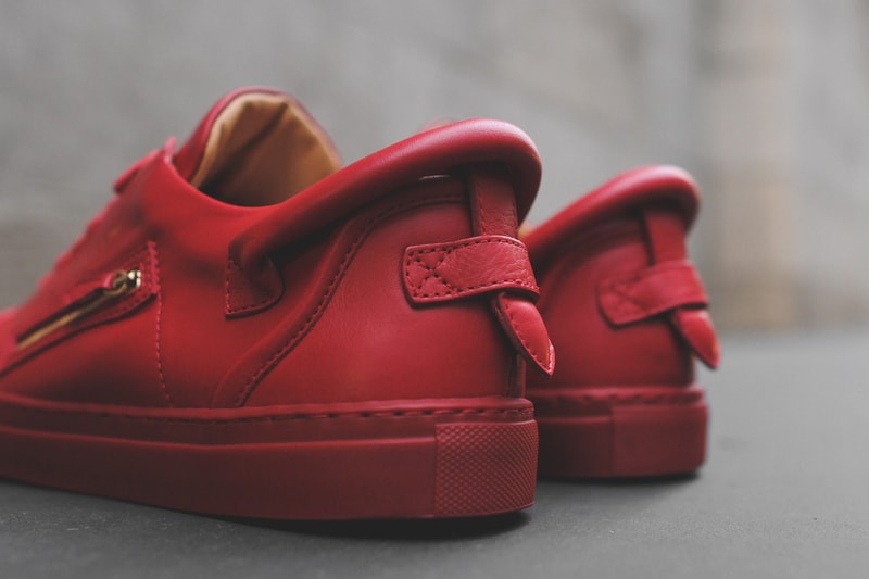 Buscemi 50mm Low Top Red Sneaker