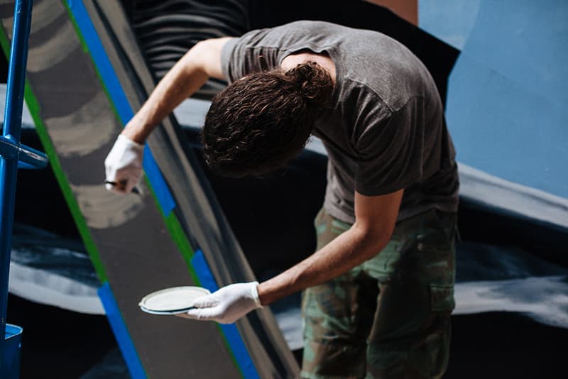 Dave Kinsey's "The Z Project" Mural Transforms Old Parking Garage