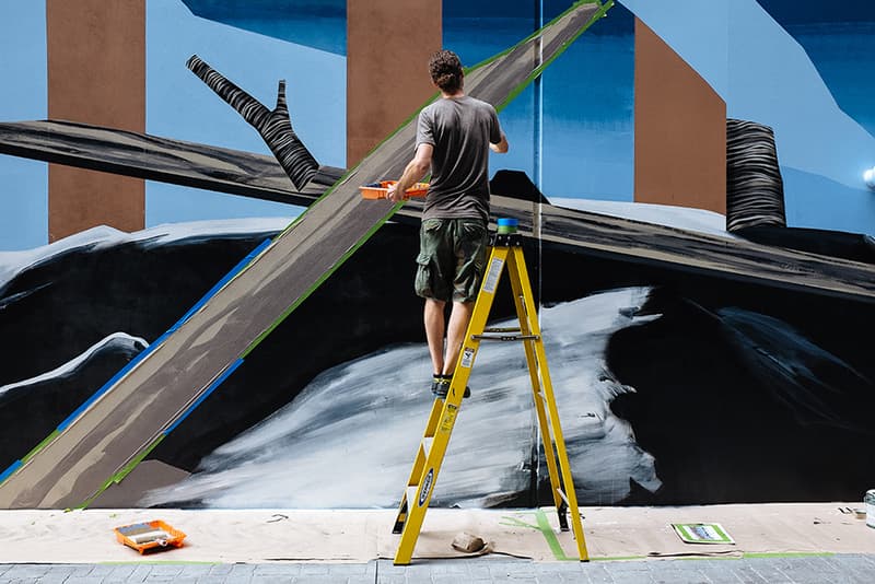 Dave Kinsey's "The Z Project" Mural Transforms Old Parking Garage