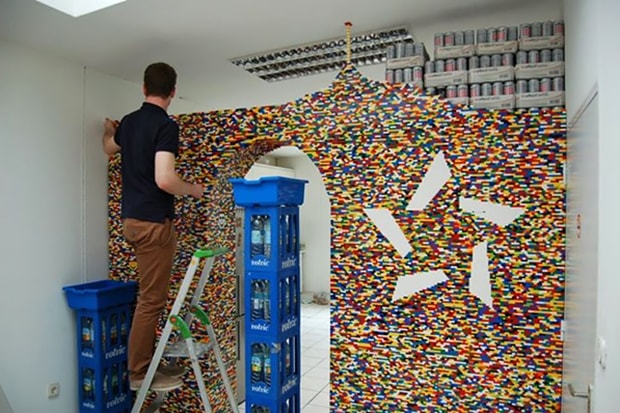 German Creative Studio NPIRE's Room Divider is Made from 55,000 LEGO Pieces 