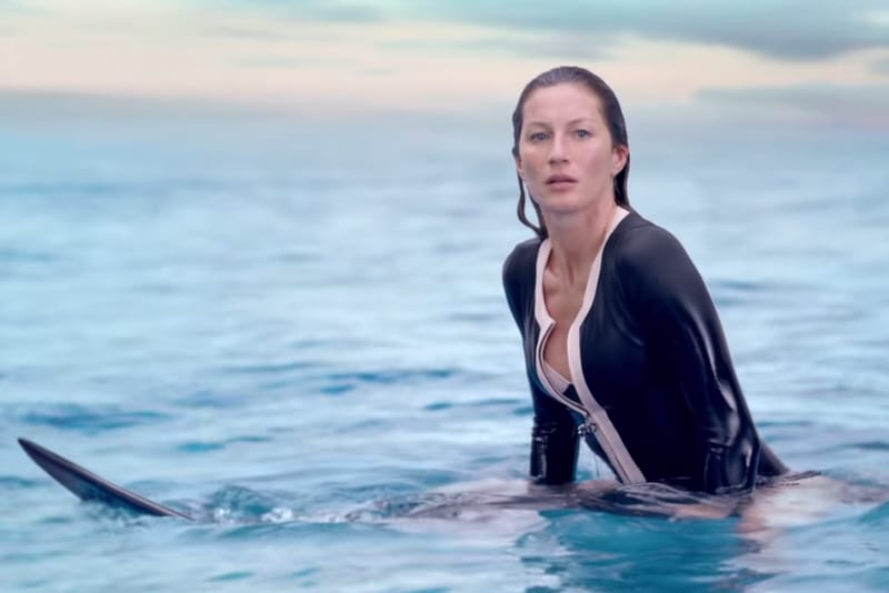 Gisele Bündchen Surfs in New Chanel No. 5 Film Directed by Baz Luhrmann