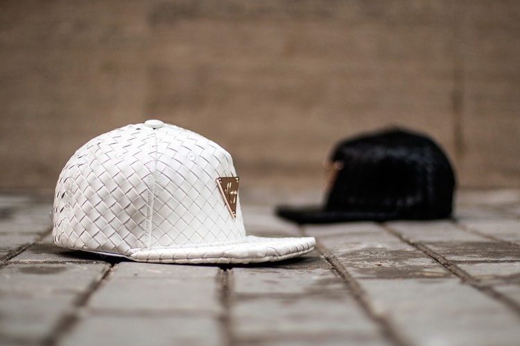 Hater Snapback Introduces the Grain Leather Intrecciato collection