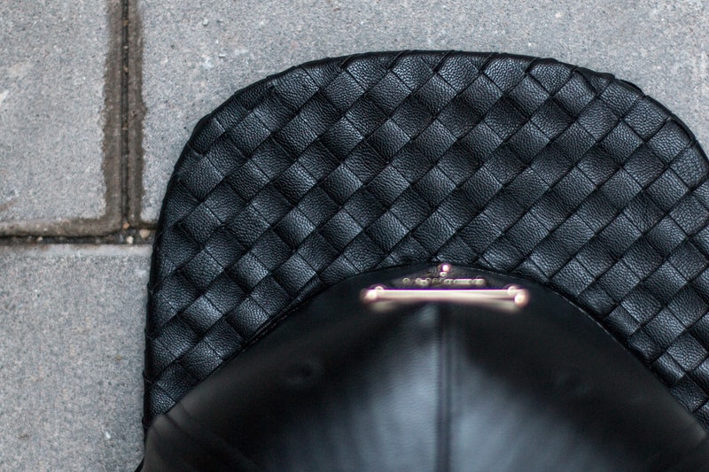 Hater Snapback Introduces the Grain Leather Intrecciato collection