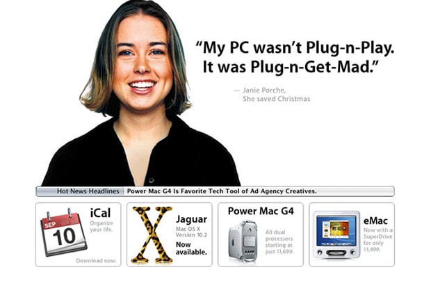 HUH. Looks Back at Apple's Website Changes Since 1997