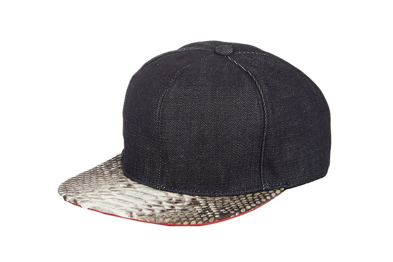 Just Don 2014 Fall/Winter Leather & Python Snapback Collection
