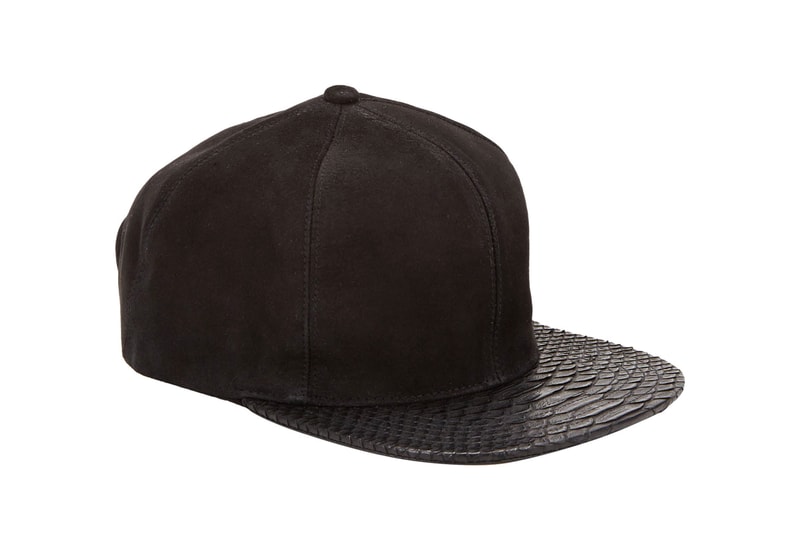 Just Don 2014 Fall/Winter Leather & Python Snapback Collection