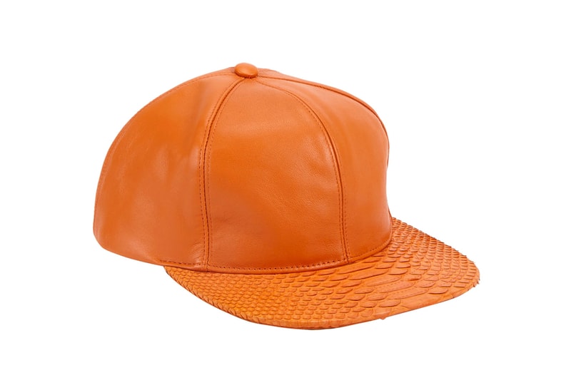 Just Don 2014 Fall/Winter Leather & Python Snapback Collection
