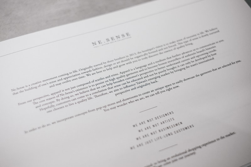 Ne.Sense Taipei Store Opening Recap 