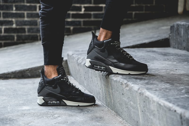 Nike 2014 Air Max 90 Sneakerboot Black 