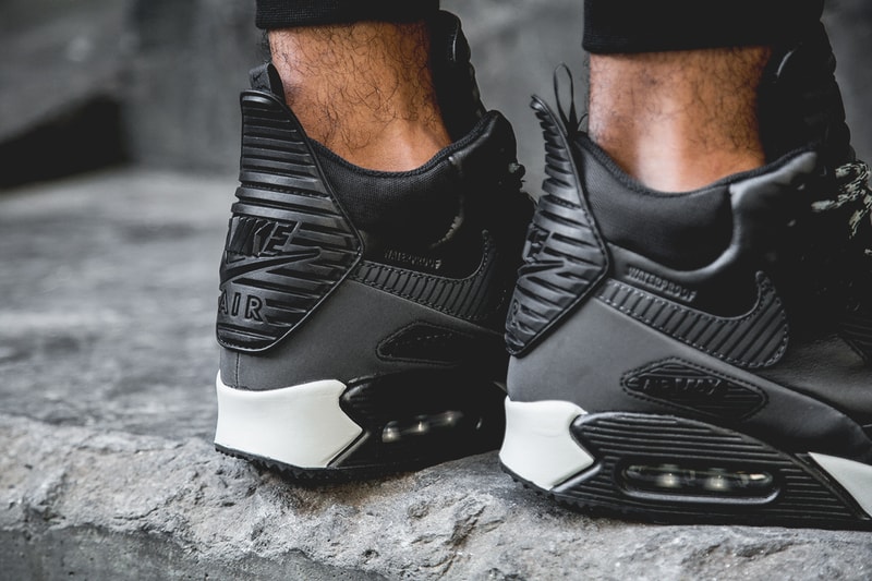 Nike 2014 Air Max 90 Sneakerboot Black/Grey-White